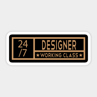 Designer Tittle Job Sticker